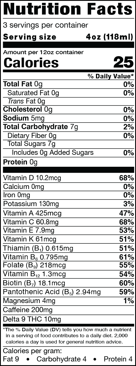 HIGH 9INE: Blackberry With Caffeine