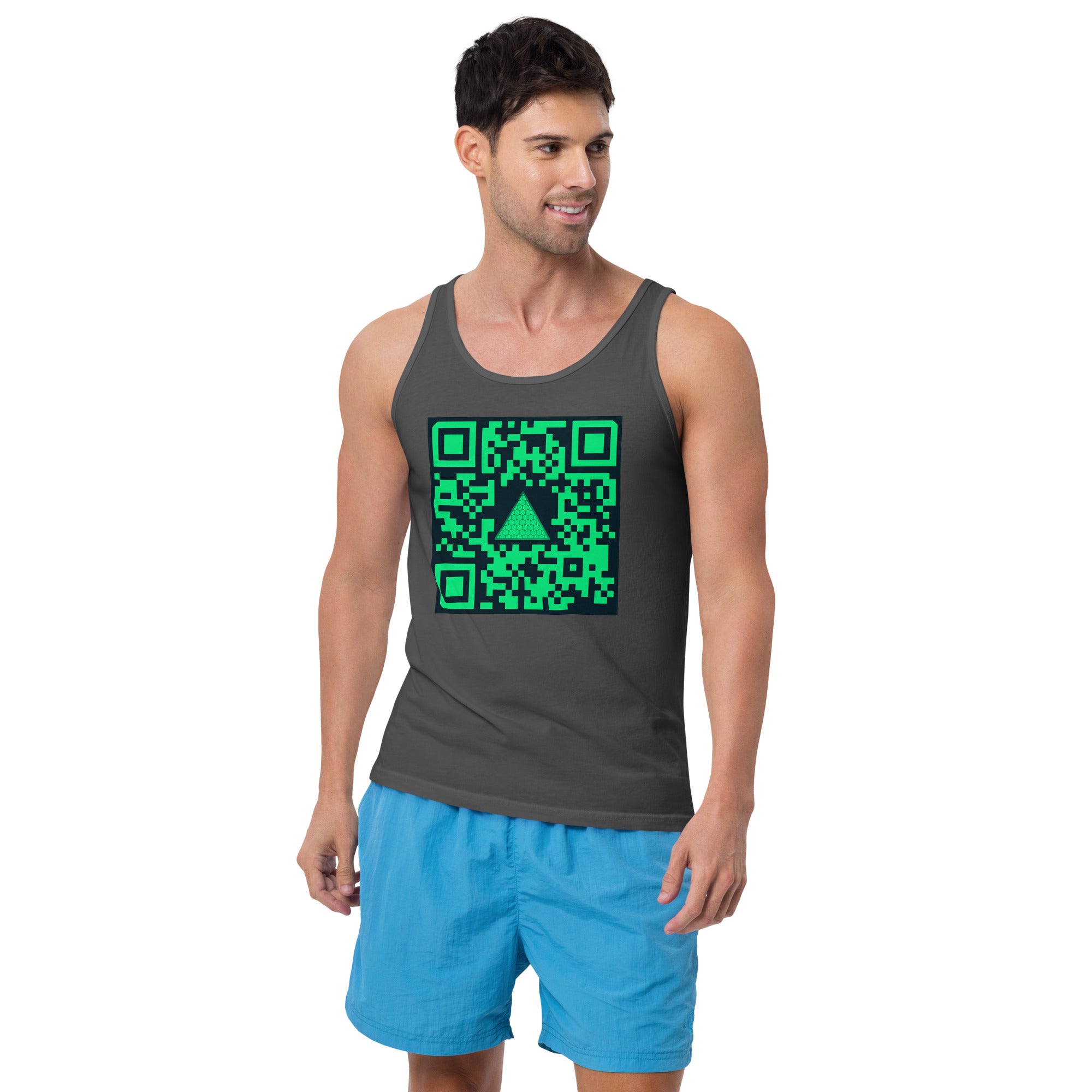 HIGH 9INE SOCIETY QR Men's Tank Top