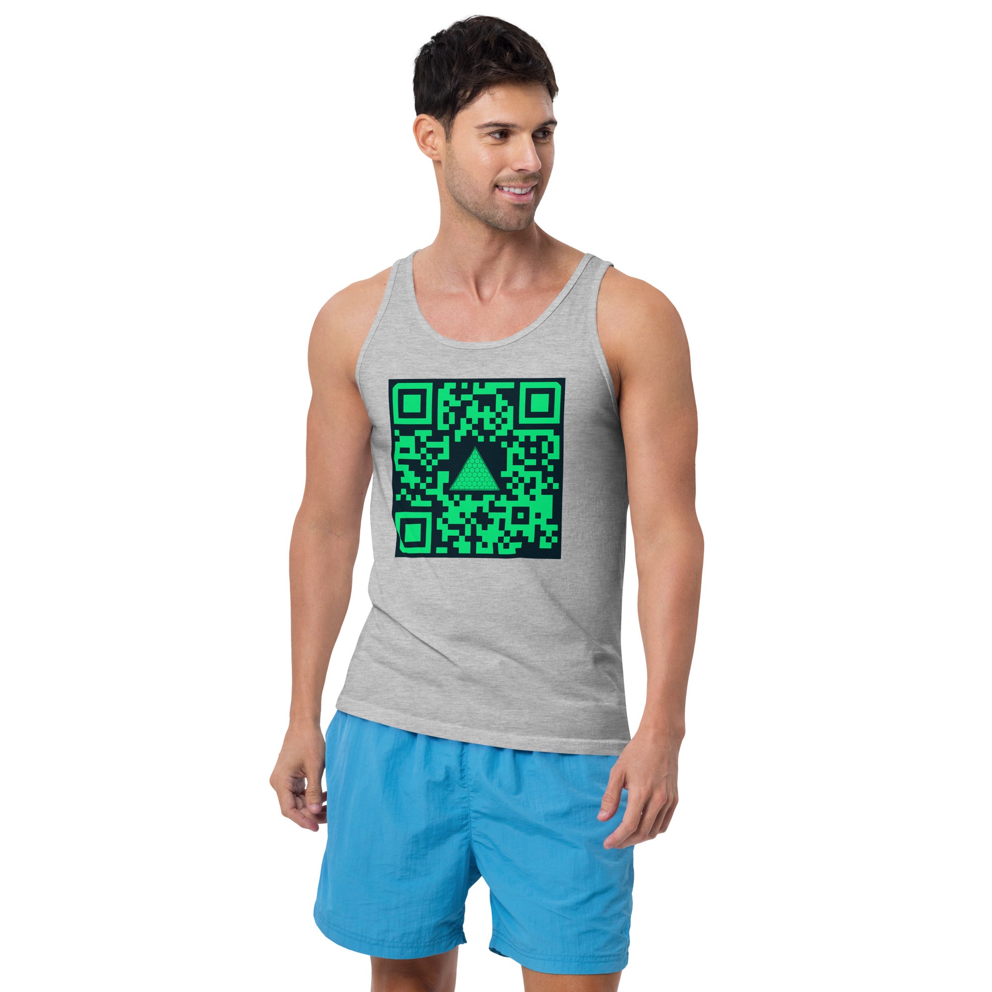 HIGH 9INE SOCIETY QR Men's Tank Top