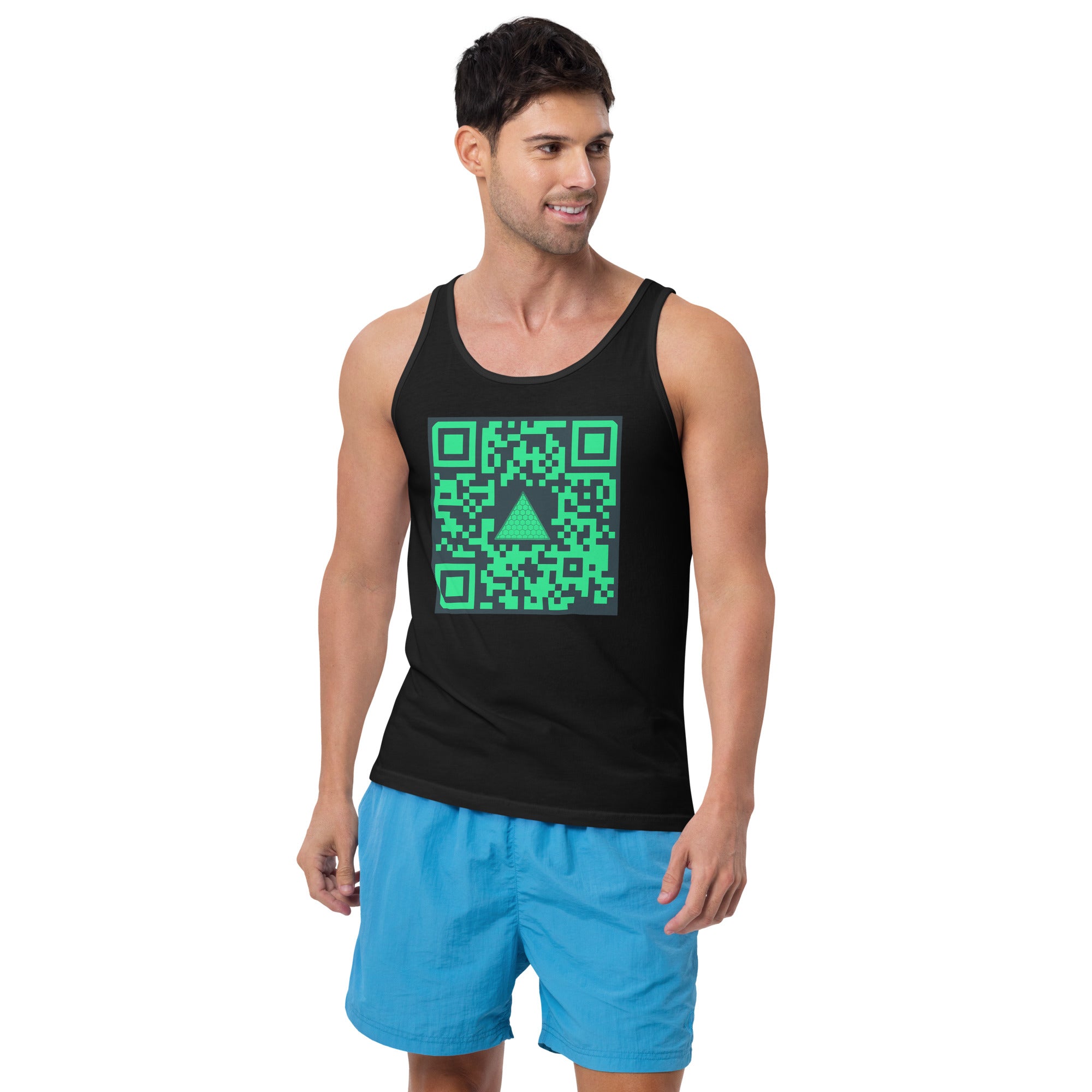 HIGH 9INE SOCIETY QR Men's Tank Top