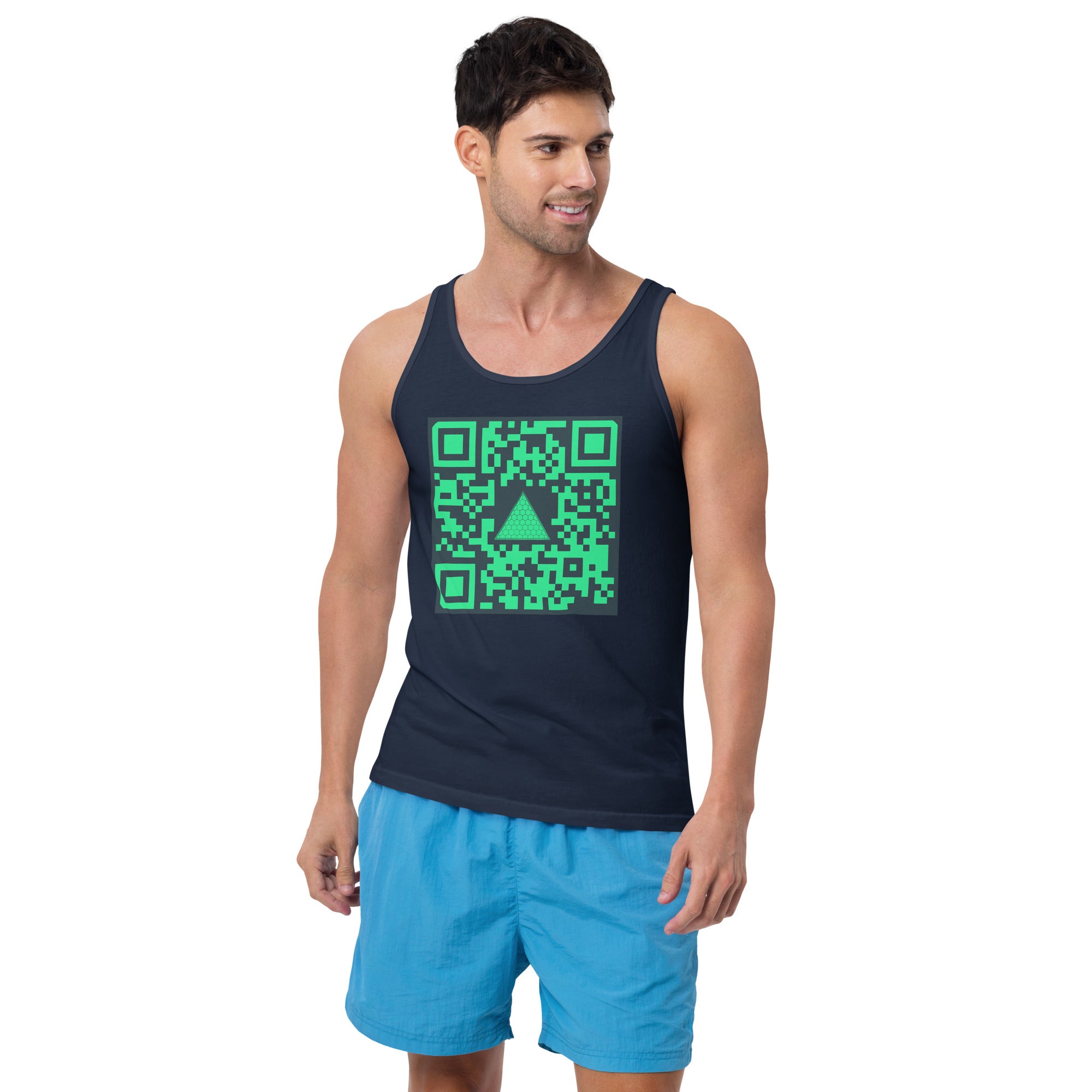 HIGH 9INE SOCIETY QR Men's Tank Top