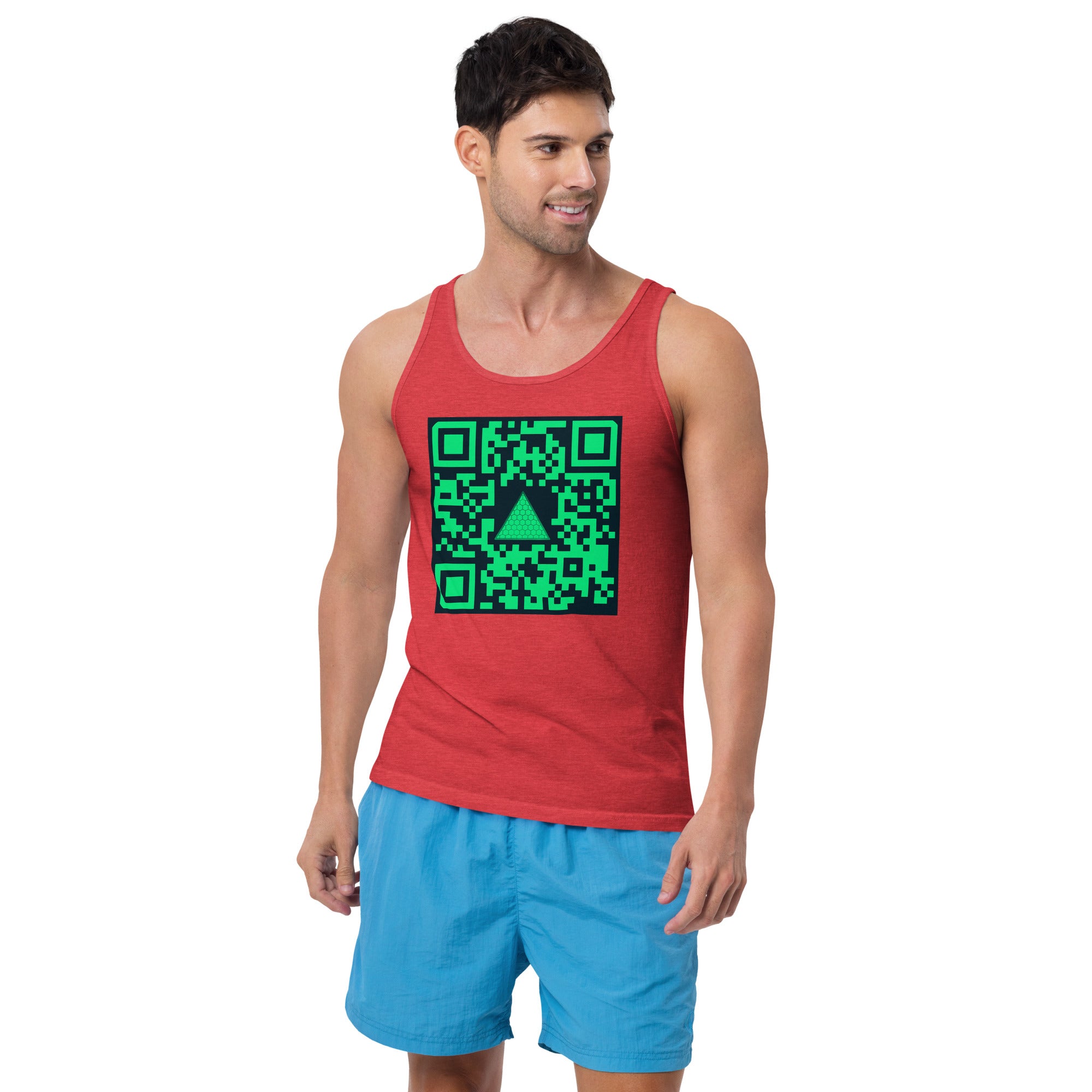 HIGH 9INE SOCIETY QR Men's Tank Top