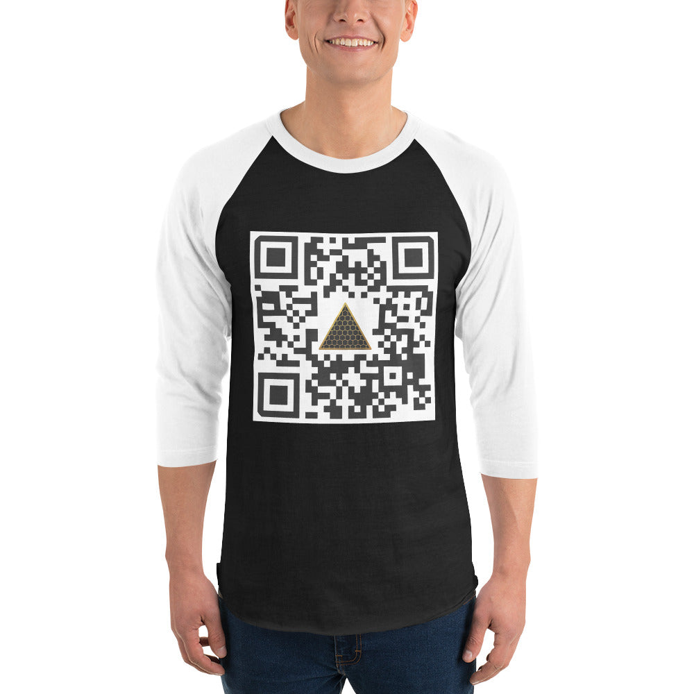 HIGH 9INE QR 3/4 sleeve raglan shirt