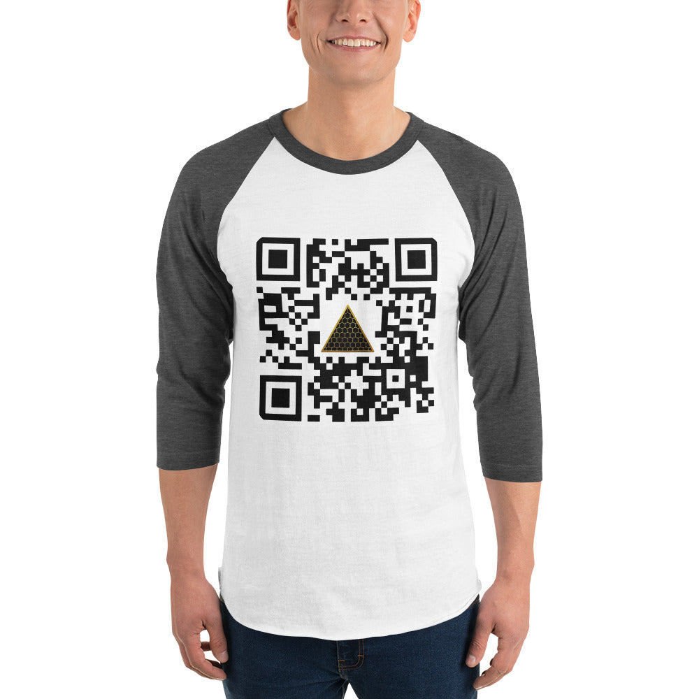 HIGH 9INE QR 3/4 sleeve raglan shirt