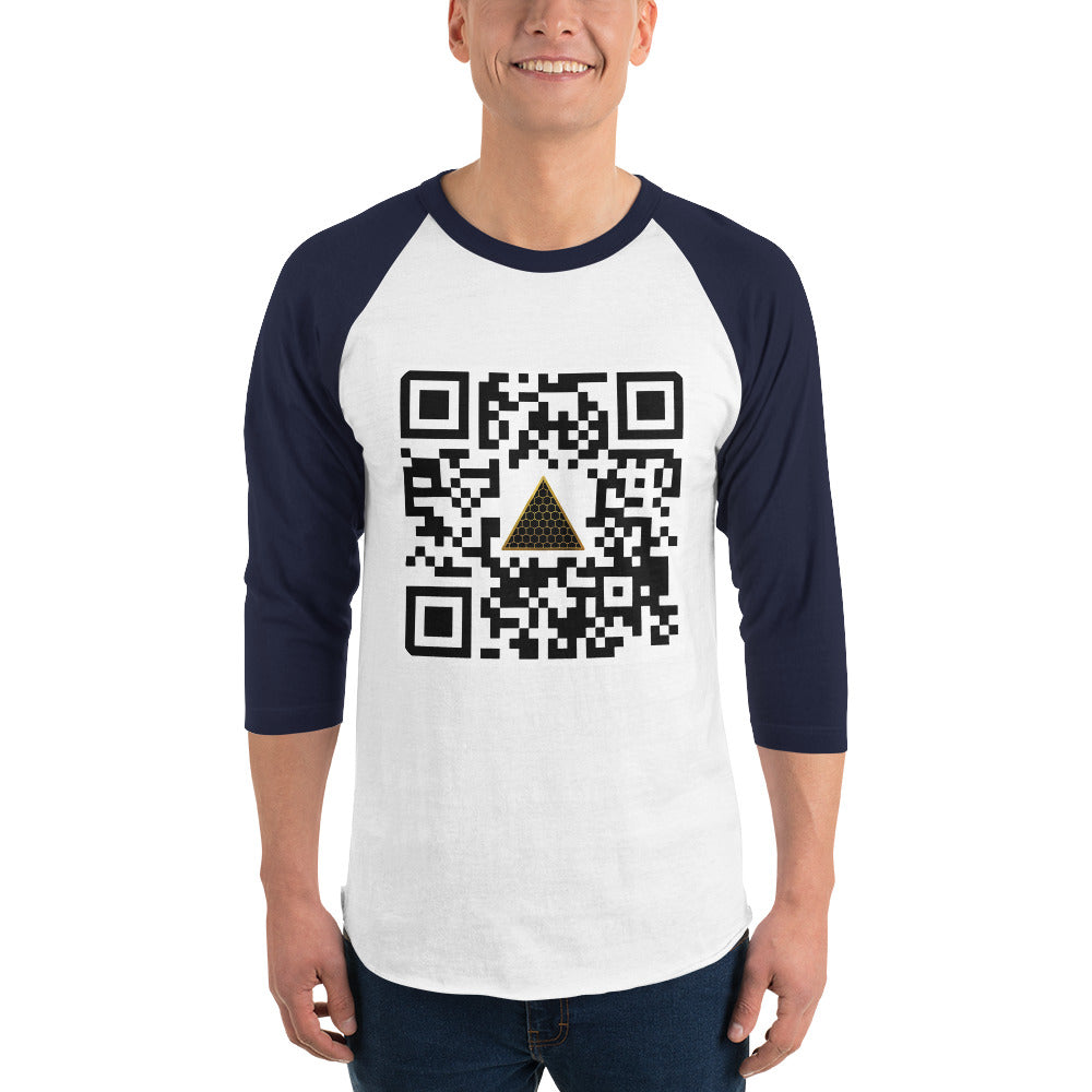 HIGH 9INE QR 3/4 sleeve raglan shirt