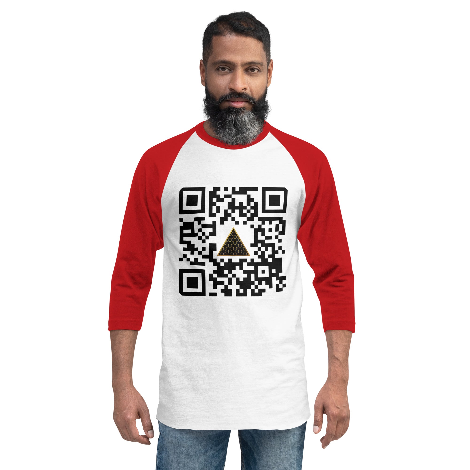 HIGH 9INE QR 3/4 sleeve raglan shirt