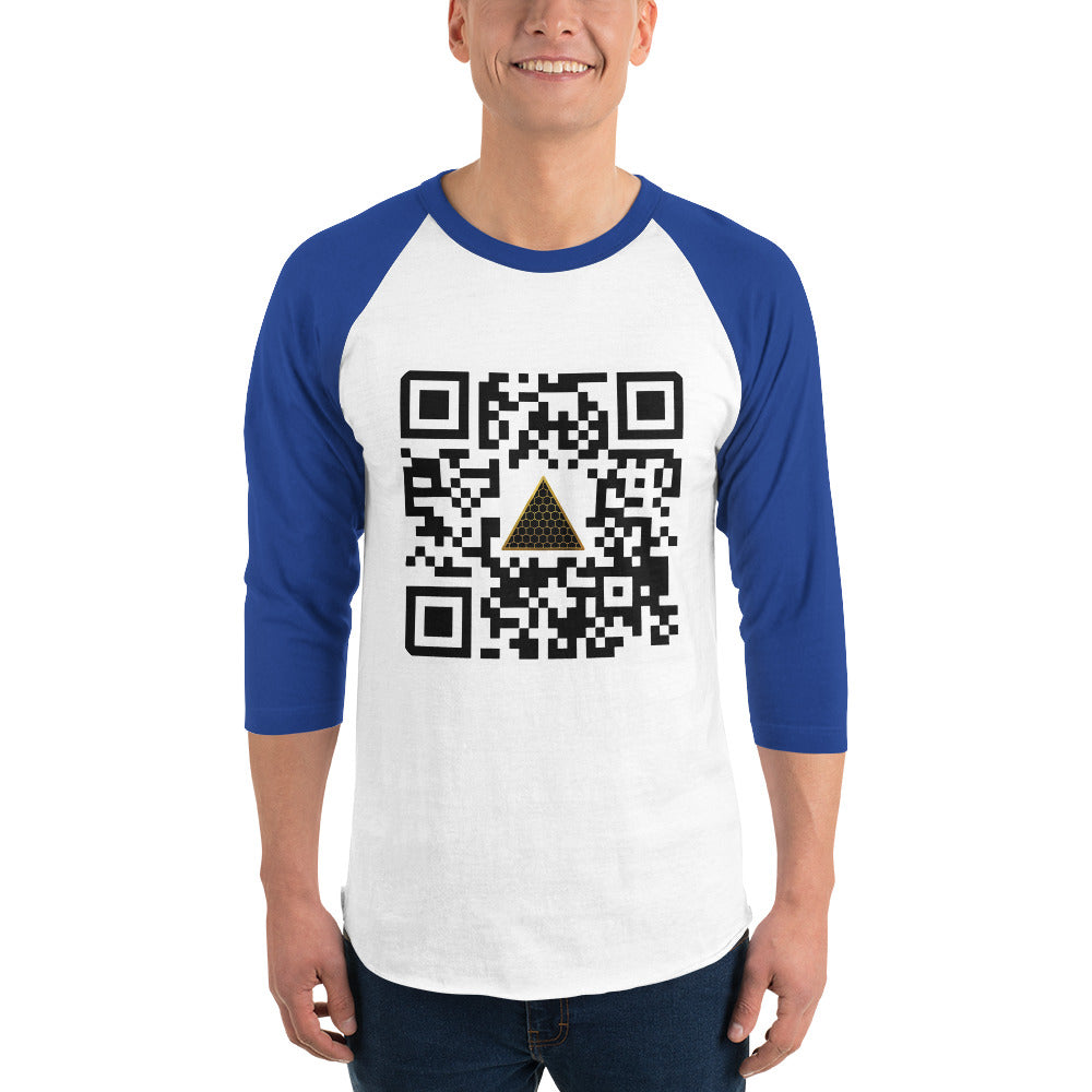 HIGH 9INE QR 3/4 sleeve raglan shirt